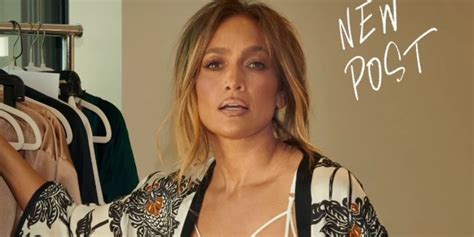 Jennifer Lopez Celebrates Her Th Birthday Lounging In White Lingerie As One Does