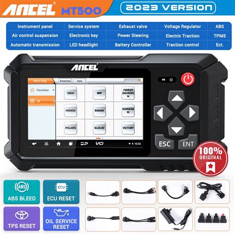 Jual Ancel MT500 Motor OBD2 Scanner Full System Diagnostic Scan Untuk