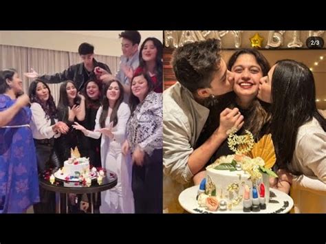 Jannat Zubair Mom Birthday Celebration Nazneen Zubair Birthday Video