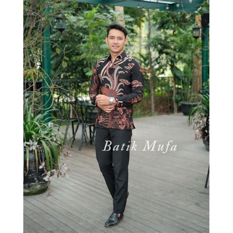 Jual Set Couple Kaluna Brown Kebaya Modern Kebaya Batik Couple