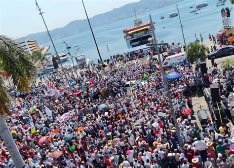 Marcha Salgado Macedonio En Acapulco Contra Decisi N De Ine