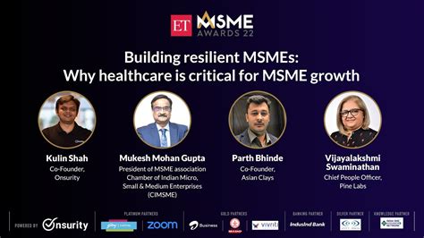 Et Msme Talks Building Resilient Msmes Why Healthcare Is Critical