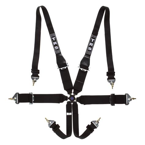 Trs Magnum 6 Point Saloon Hans Harness In Black From Merlin Motorsport