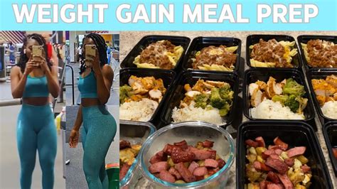 WEIGHT GAIN MEAL PREP EP 1 Bulking Series Pasta Roasted Potatoes