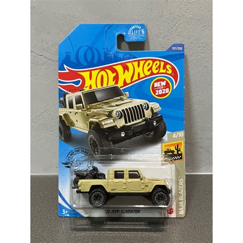 美版初版 Hot Wheels 風火輪 20 Jeep Gladiator 吉普車 Baja Blazers 蝦皮購物