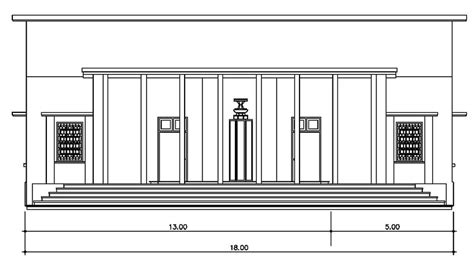 Front Elevation of the Building. | Download Scientific Diagram