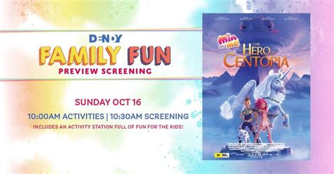 MIA AND ME: THE HERO OF CENTOPIA - Family Fun Preview - Where to Go Event By Dendy Cinemas Coorparoo