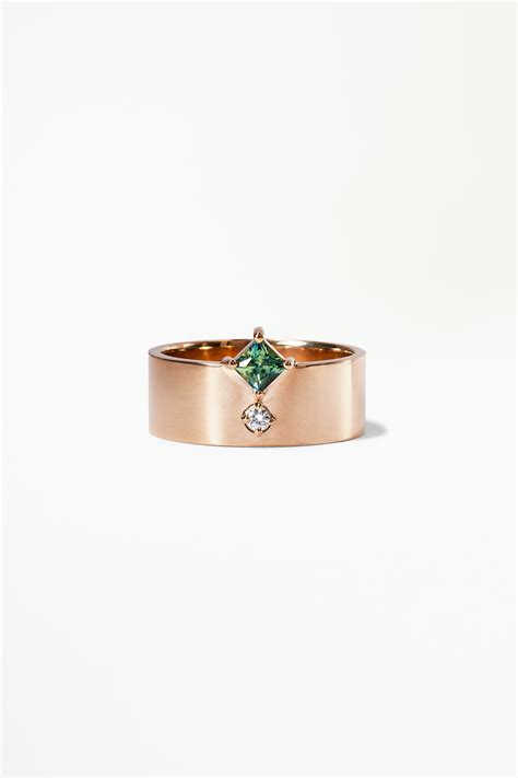 Princess Cut Sapphire and Diamond Bricolage Ring – WWAKE