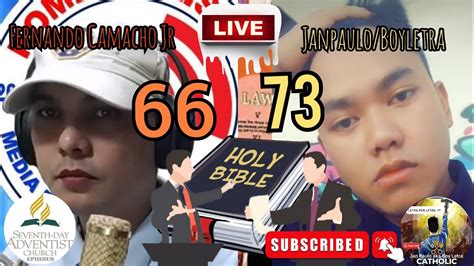 66 Or 73 BOOKS BIBLE DEBATE SDA VS CATHOLIC FERNANDO CAMACHO JR