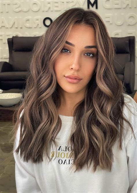50 Trendy Hair Colour For Every Women Rich Brunette With Coconut Toasted Brunette Hair With