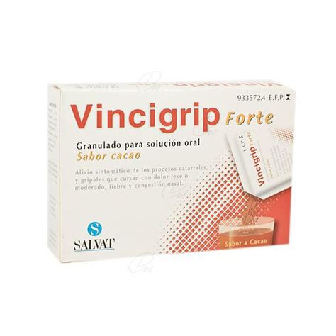 Vincigrip Forte Granulado Para Solucion Oral Sabor Cacao Sobres