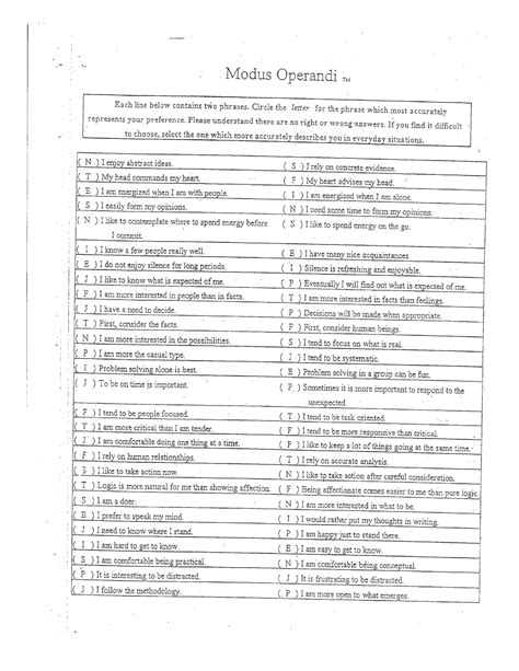 Johnson And Johnson Personality Assessment 3