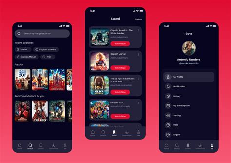 Movie Streaming App Ui Kit For Flutter Mobile App