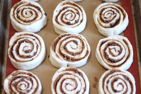 Chocolate Chip Cinnamon Rolls | Dough-Eyed