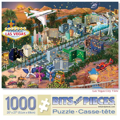 Las Vegas 1000 Piece Jigsaw Puzzle Bits And Pieces