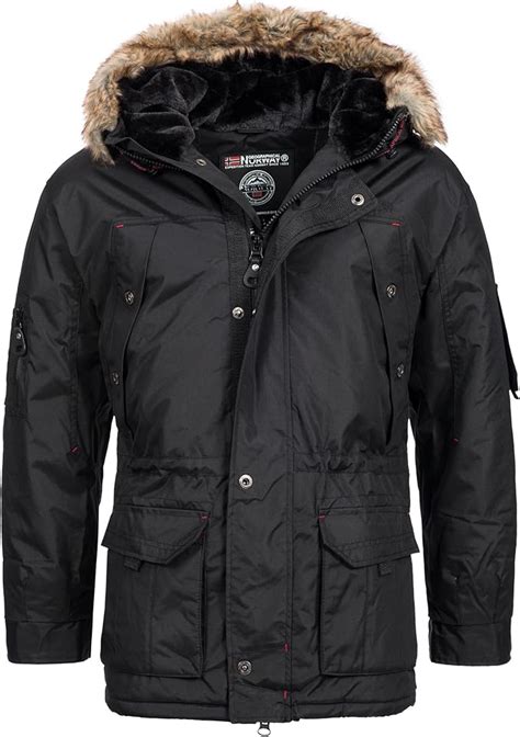 Geographical Norway Alaska Herren Winterjacke Jacke Parka Gr S XXXL