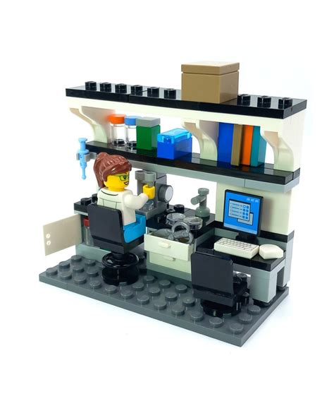 Lego Moc Scientific Research Lab Bench Workstation