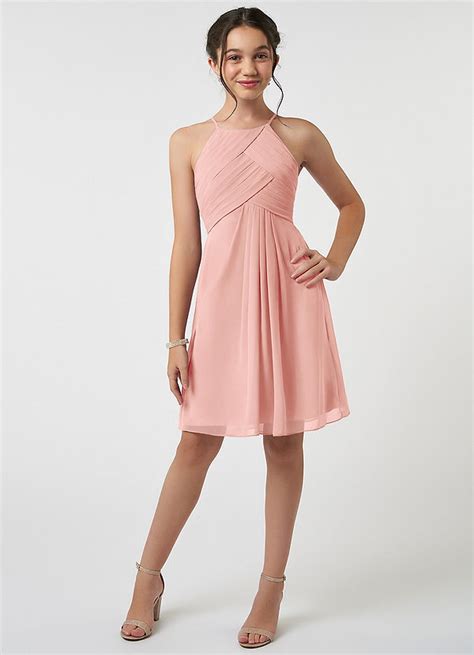 Azazie Ginny Junior Bridesmaid Dress In Rosette Azazie Ca