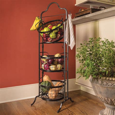 Tier Floor Stand Bushel Basket Sam S Club Bushel Baskets Tiered