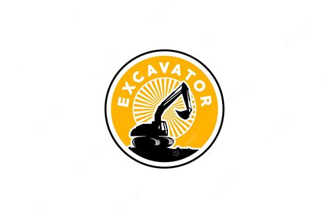 Premium Vector Excavator Logo Template Vector Heavy Equipment Logo