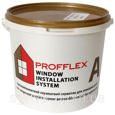 Герметик для наружного монтажа окон Profflex A, 7 кг, цена 910 грн ...