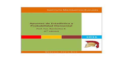 Apuntes De Estadística Y Probabilidad Elemental Pdf Document