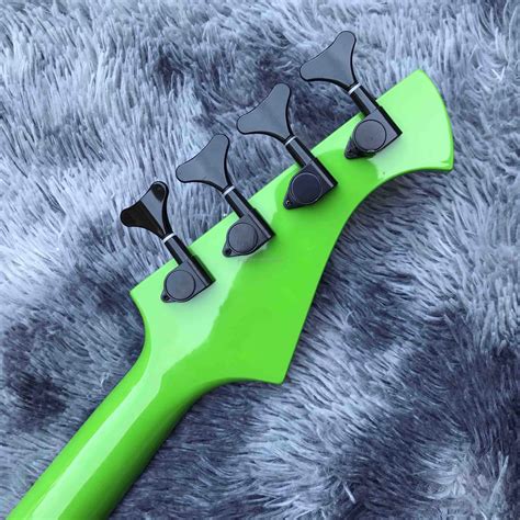 Custom Irregular Shape Body Bc Style Electric Guitar In Green Color