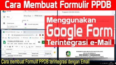 Cara Membuat Formulir Ppdb Online Menggunakan Google Form Dan