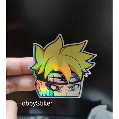 Jual Stiker Anime Naruto Premium Hologram Boruto Shopee Indonesia