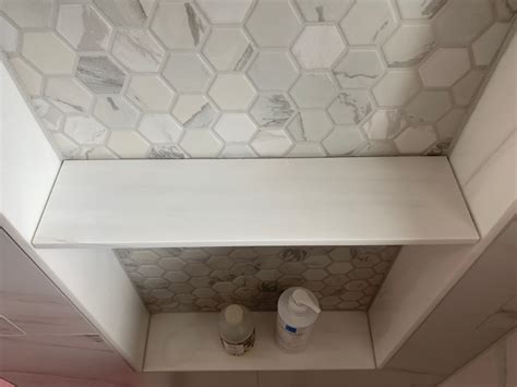 How To Put A Shelf In A Shower Niche Art Tile Renovation