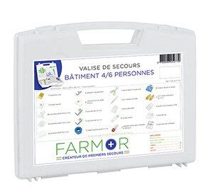 Coffret de secours spécial Bâtiment 4 6 personnes Batishop