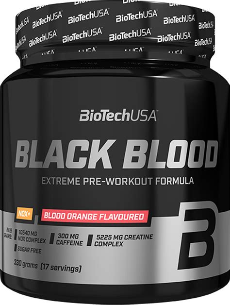 Biotech Usa Black Blood Nox Pre Workout Gr Blood Orange