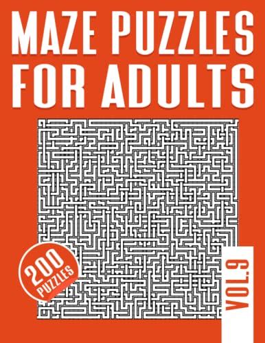 Maze Puzzles For Adults Easy To Hard Mazes For Adults Hours Of