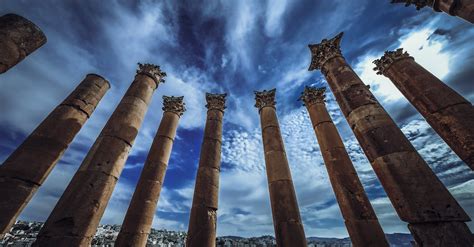 Clouds over Ruins of Temple of Artemis · Free Stock Photo