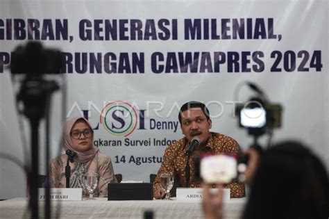 The Release Of Gibran Survey Strengthened As Cawapres Prabowo Antara Foto