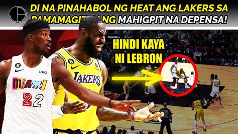 Ganito Ka Higpit Ang Depensa Ng Heat Kay Lebron Noong Th Quarter