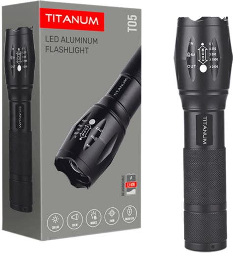 Портативний світлодіодний ліхтарик Titanum 300Lm 6500K TLF T05 фото