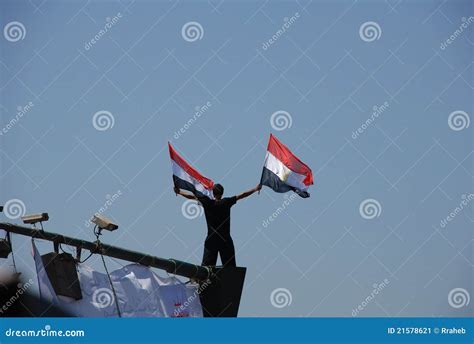 Egyptian Revolution January 25 Editorial Photo Image Of Africa