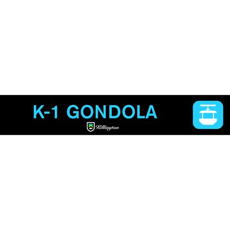 Killington Resort: K-1 Gondola Lift Sign – Killington Sports