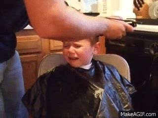 Crying Haircut on Make a GIF