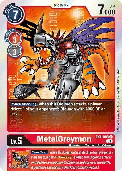 Metalgreymon Classic Collection Ex Digimon Cardtrader