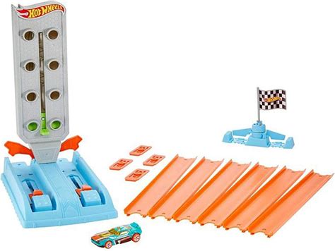 Hot Wheels Dragstrip Champion Action Track Set GBF Drag Circuit