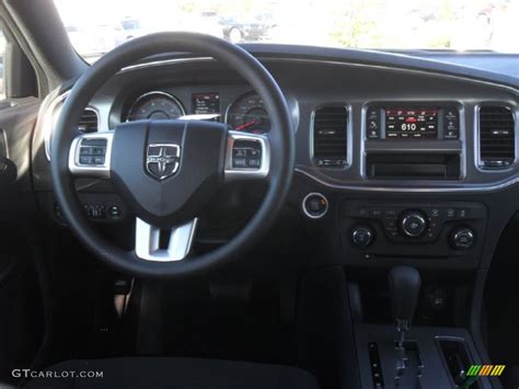 2012 Dodge Charger SE Black Dashboard Photo #55520111 | GTCarLot.com