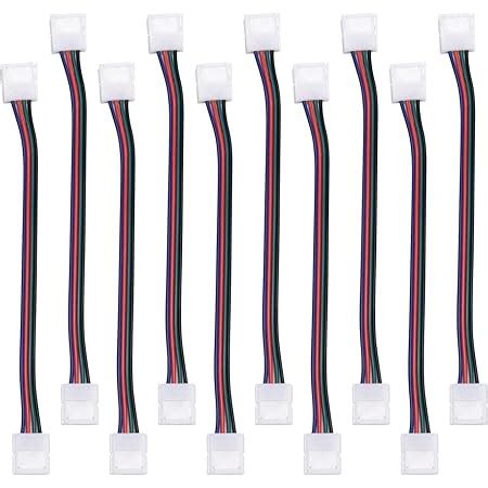 Wenhsin Packs Pin Rgb Led Light Strip Connectors Mm Unwired