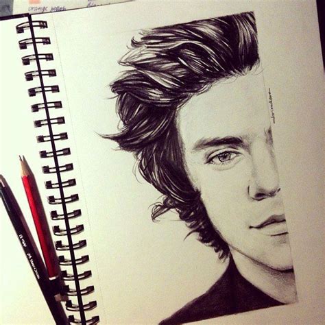 Pin By Paris On Oned Harry Styles Drawing One Direction Art One