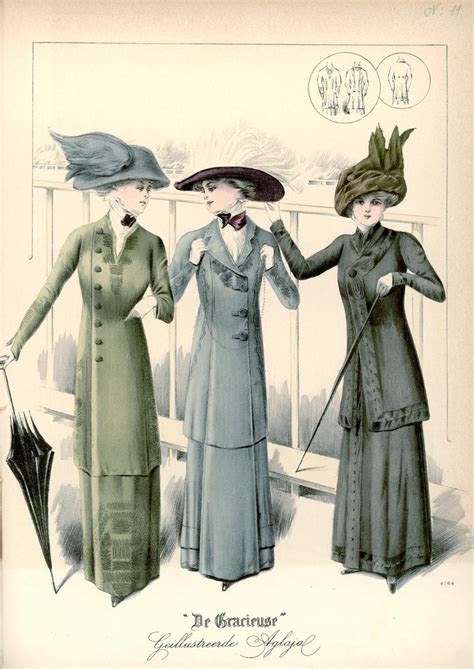 De Gracieuse Moderne Tailleur Kostumes June 1909 Edwardian