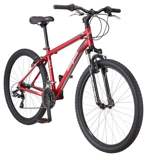 mongoose montana comp  mens hardtail mountain bike red medium