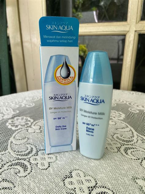 Skin Aqua Uv Moisture Milk Spf Kesehatan Kecantikan Kulit Sabun