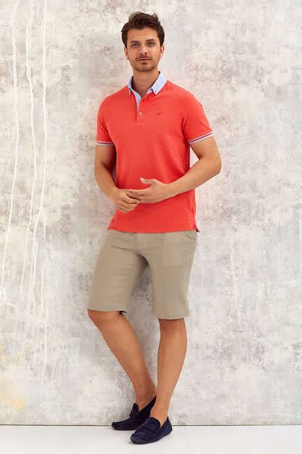 Batten Oxford Erkek Polo T Rt Mercan Polo T Rt Smile