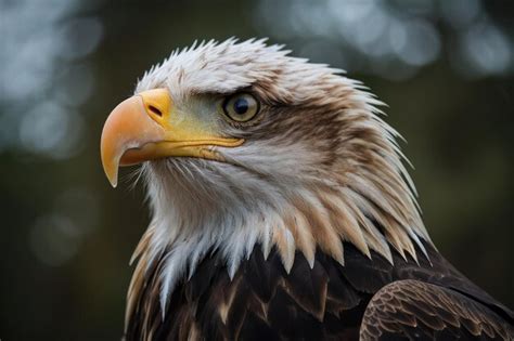 close  view  eagle   wild premium ai generated image